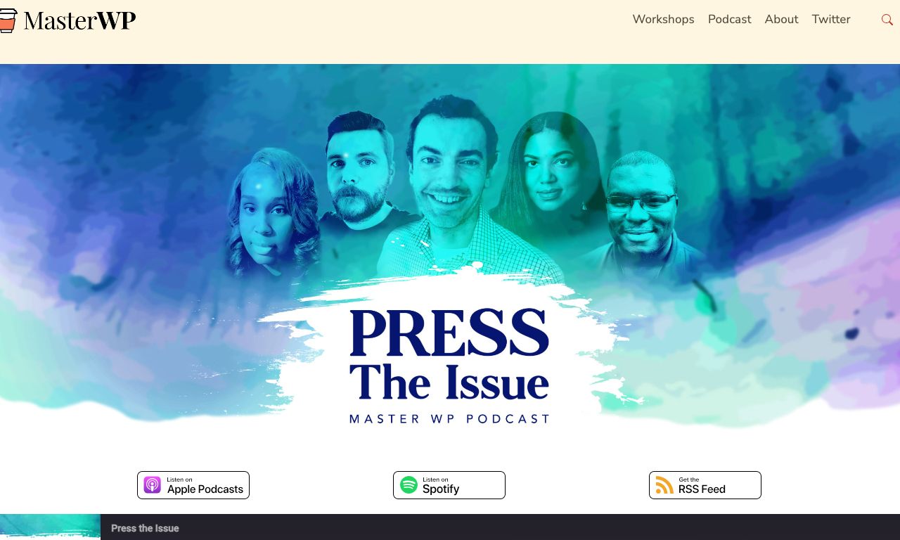 Press The Issue – MasterWP